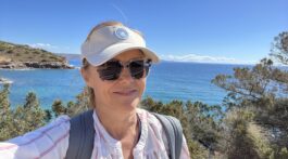 Photo of Dr. Lena Toews in Greece.