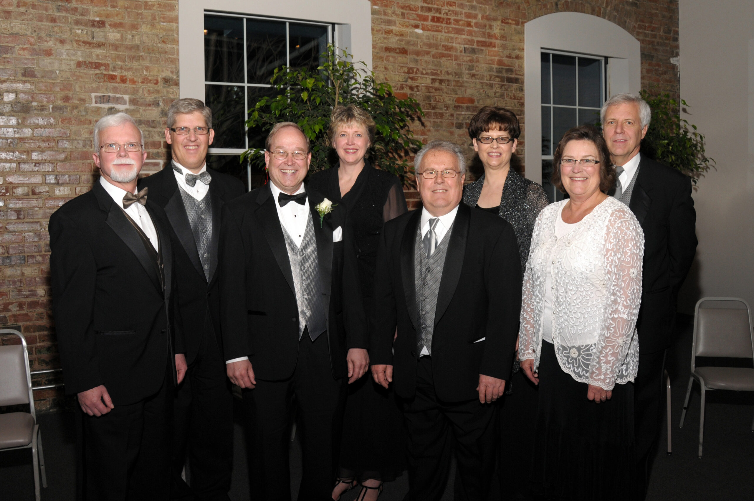 David Smith with LuAnn Davis and the rest of the President’s Council in 2008