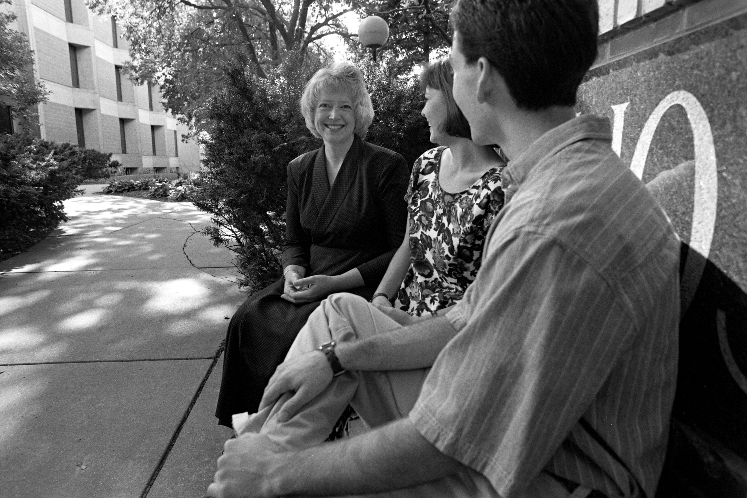 LuAnn Wolfe at an alumni weekend in 1985